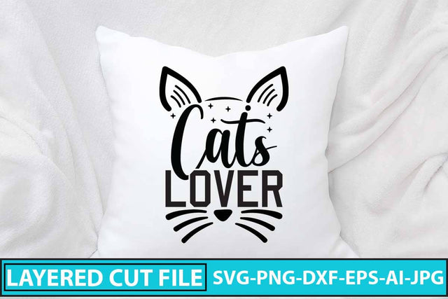 Cats Lover SVG Cut File SVG Syaman 