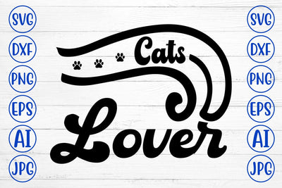 Cats Lover SVG SVG Syaman 
