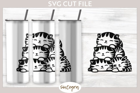 Cats Pile v1 SVG Cut File SVG Sintegra 