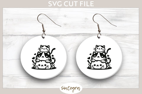 Cats Pile v2 SVG Cut File SVG Sintegra 