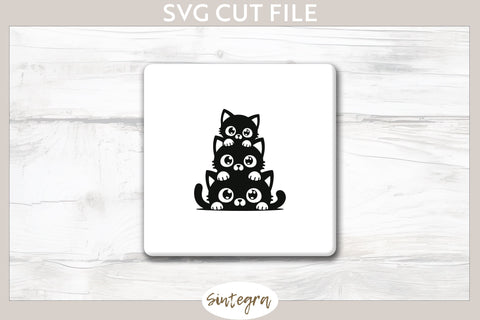Cats Pile v3 SVG Cut File SVG Sintegra 