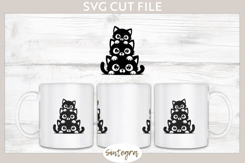 Cats Pile v3 SVG Cut File SVG Sintegra 