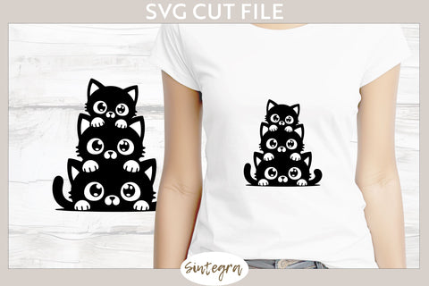 Cats Pile v3 SVG Cut File SVG Sintegra 