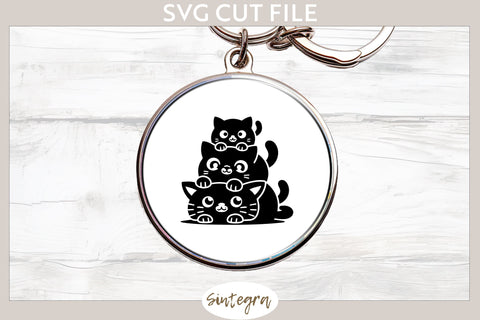 Cats Pile v4 SVG Cut File SVG Sintegra 