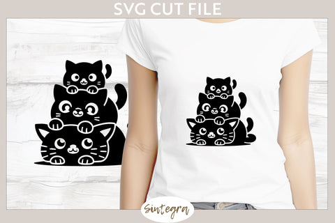 Cats Pile v4 SVG Cut File SVG Sintegra 