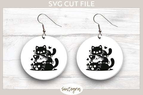 Cats Pile v5 SVG Cut File SVG Sintegra 