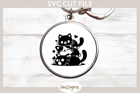 Cats Pile v5 SVG Cut File SVG Sintegra 