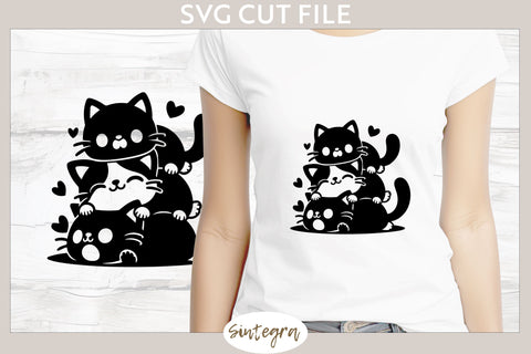 Cats Pile v5 SVG Cut File SVG Sintegra 
