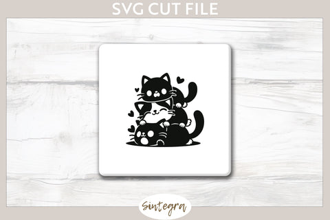 Cats Pile v5 SVG Cut File SVG Sintegra 