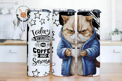 Cats Tumbler Wrap, Best Friend Cats 20oz Skinny Tumbler Sublimation Design, Funny Cats Skinny Tumbler Wrap, Cat Lover's Tumbler Wrap PNG Sublimation Rabbitmakies 