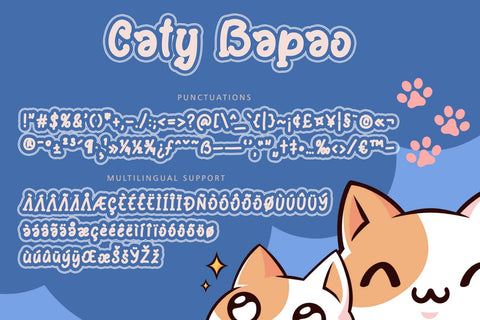 Caty Bapao Font Prasetya Letter 