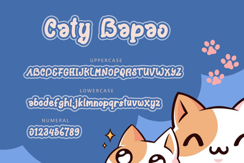 Caty Bapao Font Prasetya Letter 