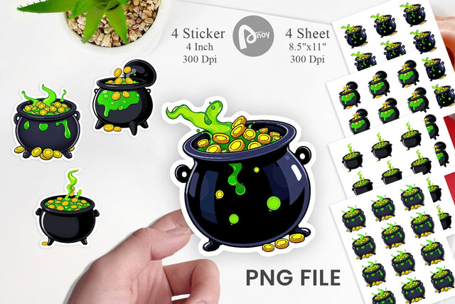 Cauldron Sticker Sublimation artnoy 