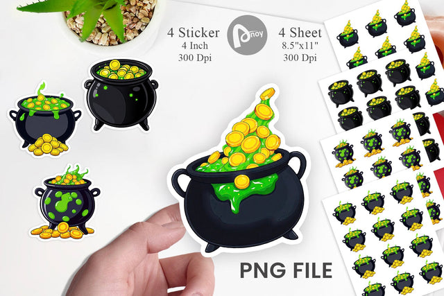 Cauldron Sticker Sublimation artnoy 