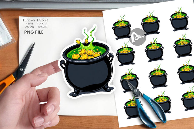 Cauldron Sticker Sublimation artnoy 