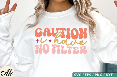 Caution i have no filter Retro SVG Design SVG akazaddesign 