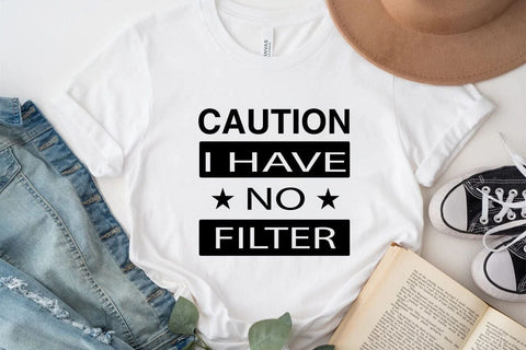 Caution I Have No Filter SVG Angelina750 