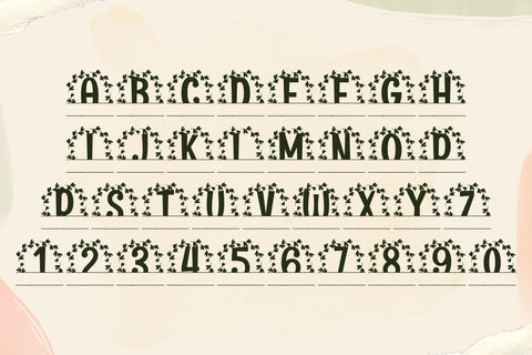 Cavallier Split Monogram – Classic Serif Split Monogram Font for Elegant Personalization Font Dm Letter Studio 