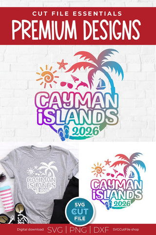 Cayman Islands 2026 svg, Caribbean SVG, British Cayman, Trip Vacation SVG SVG Cut File 