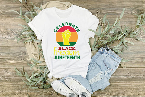 Celebrate Black Freedom Juneteenth SVG Angelina750 