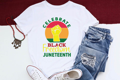 Celebrate Black Freedom Juneteenth SVG Angelina750 