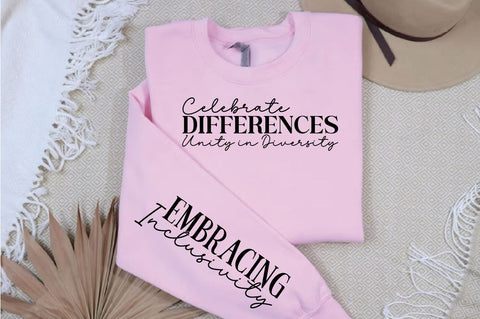 Celebrate Differences Unity in Diversity Sleeve Svg Design SVG Designangry 