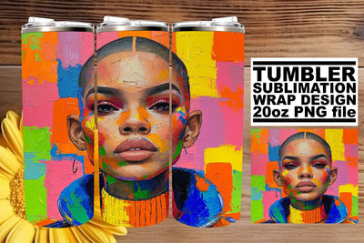 Celebrate Diversity - Melanin Magic Tumblers Sublimation afrosvg 