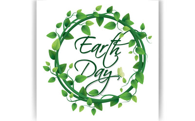 Celebrate Earth Day with Nature's Beauty A Green Wreath World for a Sustainable Future SVG naemmiah021 