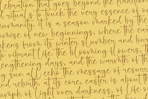 Celebrate Easteria - Modern Handwritten Font Font Letterena Studios 