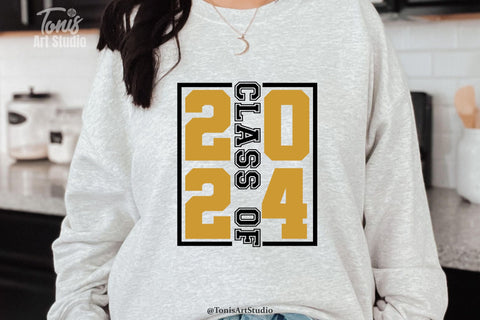 Celebrate the Class of 2024 with our Graduation SVG Bundle - Perfect for DIY Senior 2024 T-Shirt Designs! SVG TonisArtStudio 