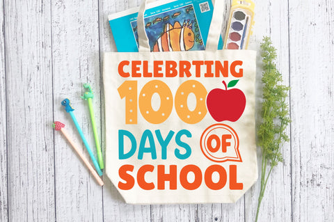 celebrating 100 days of school SVG Design SVG Regulrcrative 