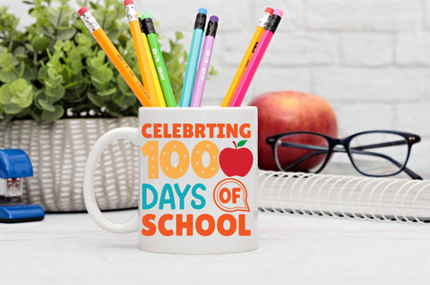 celebrating 100 days of school SVG Design SVG Regulrcrative 