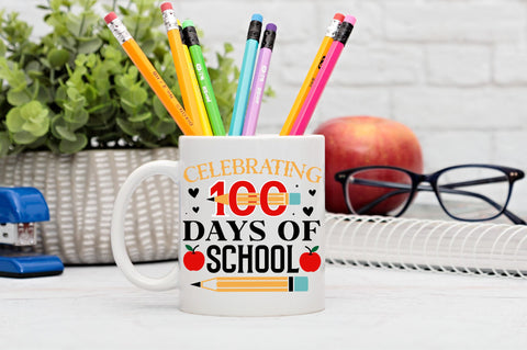 Celebrating 100 days Svg Design SVG Regulrcrative 