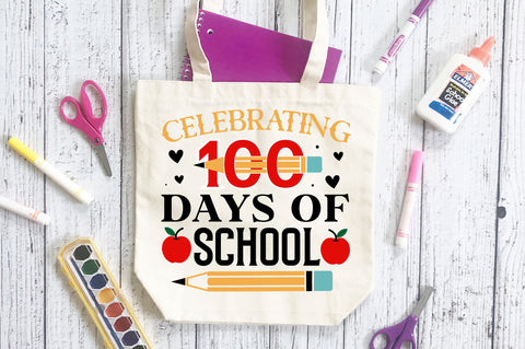 Celebrating 100 days Svg Design SVG Regulrcrative 