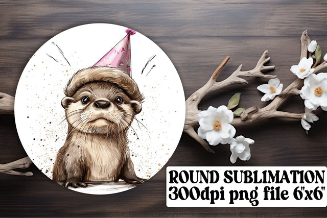 Celebratory Zoo Creature Keychain & Coaster Set Sublimation afrosvg 