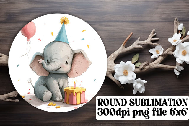 Celebratory Zoo Creature Keychain & Coasters Sublimation afrosvg 