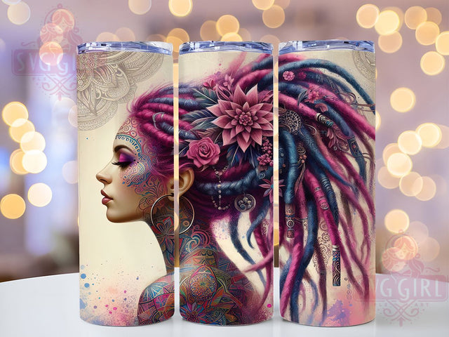 Celestial Boho Mystic Mandala Tumbler, Goddess Mandala Cup, 20Oz Tumbler Wrap, Sublimation Boho Design, Tattoo Inspired Drinkware, Spiritual Mandala Mug Wrap, Mystic Bohemian Tumbler Sublimation SvggirlplusArt 