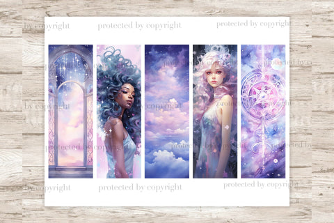 Celestial Bookmarks | Digital Download Set SVG GlamArtZhanna 