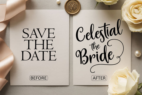 Celestial Bride Font – Romantic Wedding Script for Invitations, Logos & Elegant Bridal Branding Font TonisArtStudio 