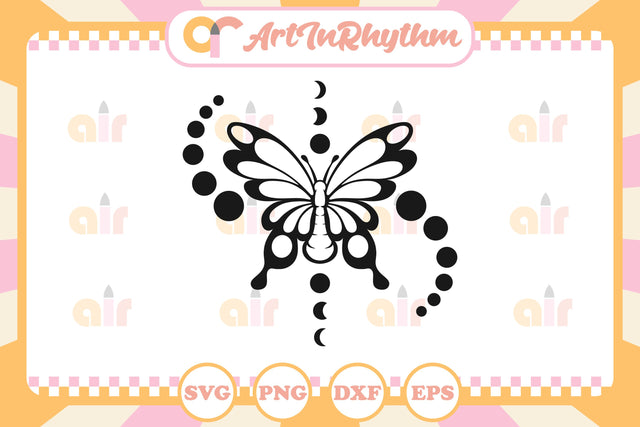 Celestial butterfly svg / Mystical butterfly svg SVG Artinrhythm shop 