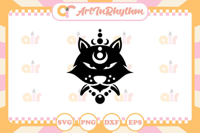Celestial Cat svg / Mystical Cat svg SVG Artinrhythm shop 
