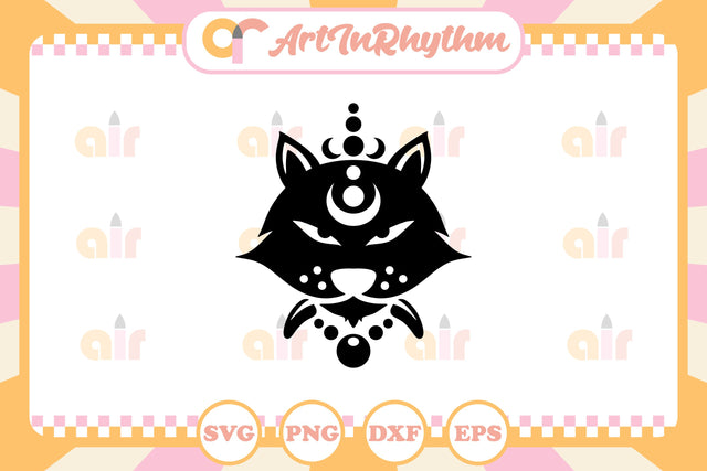 Celestial Cat svg / Mystical Cat svg SVG Artinrhythm shop 