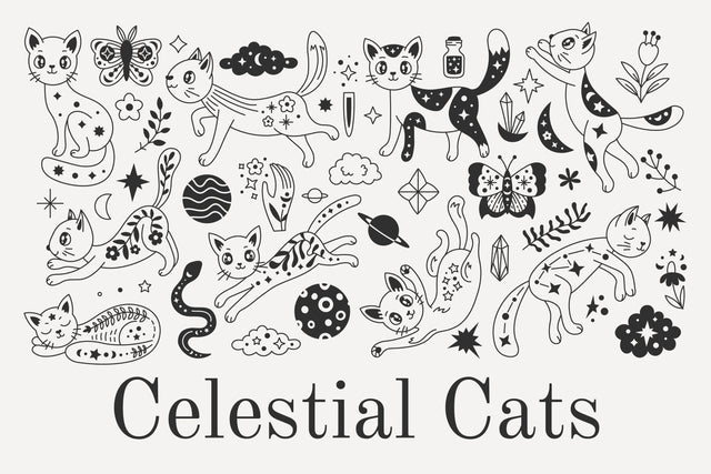 Celestial Cats Sublimation Rin Green 