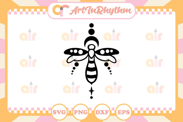 Celestial Dragonfly svg / Mystical Dragonfly svg SVG Artinrhythm shop 