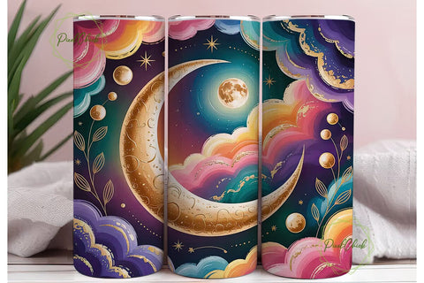 Celestial Dream 20oz Tumbler Wrap Sublimation PixelChick 