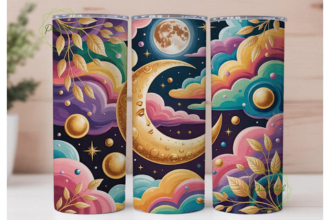 Celestial Dream 20oz Tumbler Wrap Sublimation PixelChick 