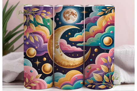 Celestial Dream 20oz Tumbler Wrap Sublimation PixelChick 