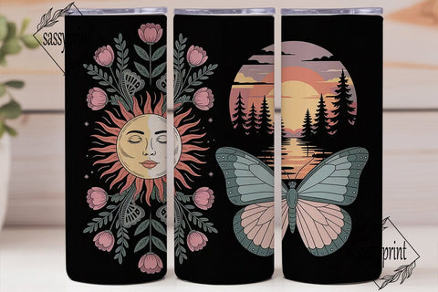 Celestial Dream 20oz Tumbler Wrap Sublimation sassyprint 