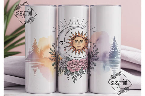 Celestial Dream 20oz Tumbler Wrap Sublimation sassyprint 
