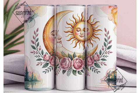 Celestial Dream 20oz Tumbler Wrap Sublimation sassyprint 